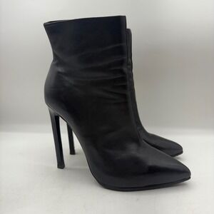 Revolve Tony Bianco Freddie Leather Stiletto Heel Ankle Boots Womens Size 6.5